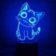 thumbnail image 2 of Night Light Optical Illusion 3D LED Night Light, Boy Girl Kids Baby Sleep Desk Lamp Touch Control 7 Color Changes USB Powered for Home Decorations or, 2 of 4