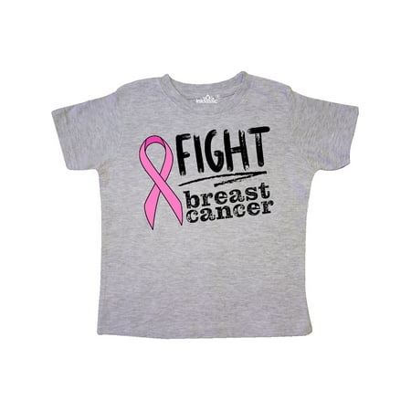 

Inktastic Fight Breast Cancer Pink Ribbon Gift Toddler Boy or Toddler Girl T-Shirt