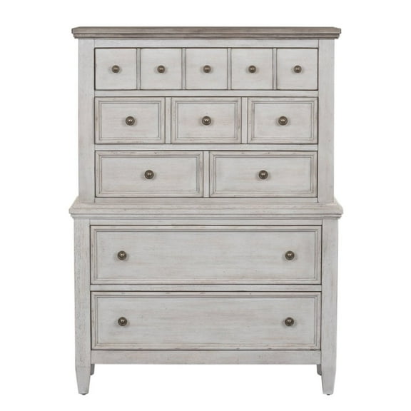 Liberty Furniture Industies, INC Heartland King Panel Bed, Dresser & Mirror, Chest