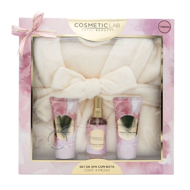 Set de SPA con bata Cosmetic Lab 4 piezas | Walmart en línea