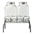 thumbnail image 2 of Dispensador de Bebidas 4L Soledad 2 Piezas Botellas de Vidrio con Soporte para Fiesta, 2 of 7