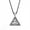 Steel Color, variant on Retro Triple Leg Celtic Knot Necklace Stainless Steel Trinity Triangle Pendant