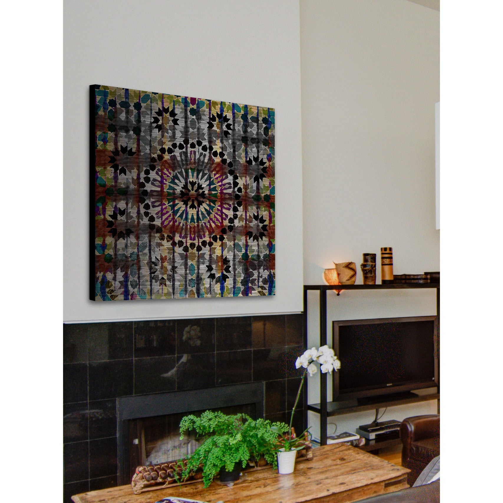Parvez Taj Assahrij Art Print on Brushed Aluminum