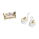 thumbnail image 5 of Figuras De Cisnes En Miniatura De Madera Para Sofá, Adorno De Mesa, Artesanía, Simulación De Mueble, Juguete Para Casa De Muñecas, Escena De Vida DIY, Estatuas Decorativas De Parejas, 5 of 8