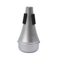 thumbnail image 1 of EeaseCA Professional Trumpet Straight Practice Cup Mute Lightweight Silencer Musical(Silver), 1 of 8