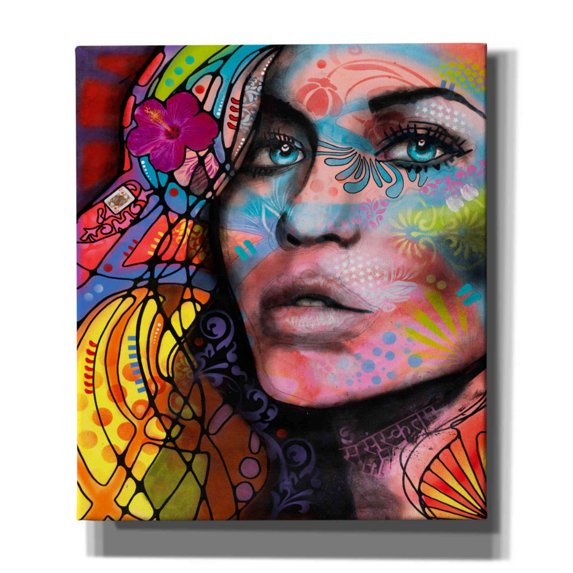 Epic Graffiti 'Queen' by Dean Russo, Canvas Wall Art, 26"x30"