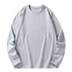 thumbnail image 2 of pstuiky camisetas de manga larga para hombre, Camisa informal de manga larga con cuello redondo y color liso para hombre. Blusas de manga larga con cuello redondo. camisetas de hombre xxl, 2 of 7