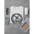 thumbnail image 3 of Hamster Running On Wheel T-Shirt Men -Image by Shutterstock, Male Small, 3 of 4
