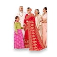 thumbnail image 5 of Red Georgette Heavy Embroidery Work Saree, Traditional Clothing for Women, 5 of 5