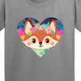 thumbnail image 4 of Inktastic Fox Lover Heart Cute for Girls Youth T-Shirt, 4 of 5