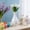 White, variant on YAZHPA 10-Pack Artificial Flowers Fake Wheat Faux Plastic Bushes for Home Garden Table Centerpieces Decoration - Green