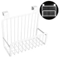 thumbnail image 3 of Cesta colgante para armario de cocina, organizador de almacenamiento para puerta de baño, 3 of 14