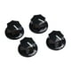 thumbnail image 1 of 4 pis de repuesto de pedal de de guitarra, perilla, botón, tapa, cubierta, pis negras Sunnimix Pedal de efectos de guitarra, 1 of 8