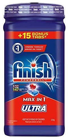 Finish Powerball Max In 1 Ultra Dishwashing Detergent Tablets 1 Pack 147 Tablets Walmart Canada