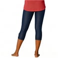 thumbnail image 4 of HongQid Jeggings for Women No Pockets - High Waist - Tummy Control Shaping - Tights Slimming Capri Legging, 4 of 9