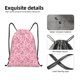 thumbnail image 4 of Fotbe pink heart Bolsa Mochila con Cordón Estampada, Bolsa de Gimnasio Deportiva, Bolsa Cinch, Bolsa con Cordón para Hombres y Mujeres-Medium, 4 of 6