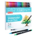thumbnail image 1 of Pinceles de acuarela ParKoo, 24 colores con pincel para mezclar, 1 of 7