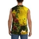 thumbnail image 4 of Fotbe Cactus Flowers Men's Camiseta sin Mangas Estampada para Hombres, Playera Casual para Gimnasio, Entrenamiento, Playa-Small, 4 of 7