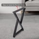 thumbnail image 4 of Resistente Furniture Legs 28*20 Inch X-Shape Metálico Coffee Mesa Legs X-Shape Bench Legs Escritorio Resistente Legs Negro Metálico End Mesa Legs cm de ProfundidadIY Furniture Legs, 4 of 7