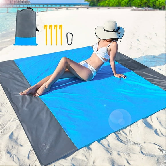 Boovnll Picnic Blanket, 79x82" Extra Large Thicken Waterproof Portable Foldable Thicken Picnic Blanket, Beach Blanket, for Outdoor, Beach, Camping, Travel, Grass, Outdoor Blanket