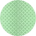thumbnail image 1 of Ahgly Company Machine Washable Indoor Round Transitional Mint Green Area Rugs, 7' Round, 1 of 7