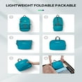 thumbnail image 7 of WATERFLY Unisex 25L Small Foldable Packable Travel Hiking Backpacks Daypack,Teal Blue, 7 of 7