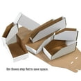 thumbnail image 4 of Top Pack Supply Cajas De Basura Con Parte Superior Abierta, 2"" X 18"" X 4 1/2"", Color Blanco (Paquete De 50), 4 of 4