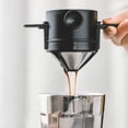 thumbnail image 4 of Sunjoy Tech Coffee Filter Cup Reusable Portable Stainless Steel Food Grade High Temperature Resistant Anti-clog Good Filter Effect Coffee Filter Drip Mug Coffee Dripper, 4 of 8