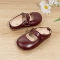 thumbnail image 2 of Kids Girls Casual Backless Dress Shoes Toddler Breathable Princess Shoes Fashion Leather Non Slip Slide Shoes, 2 of 7