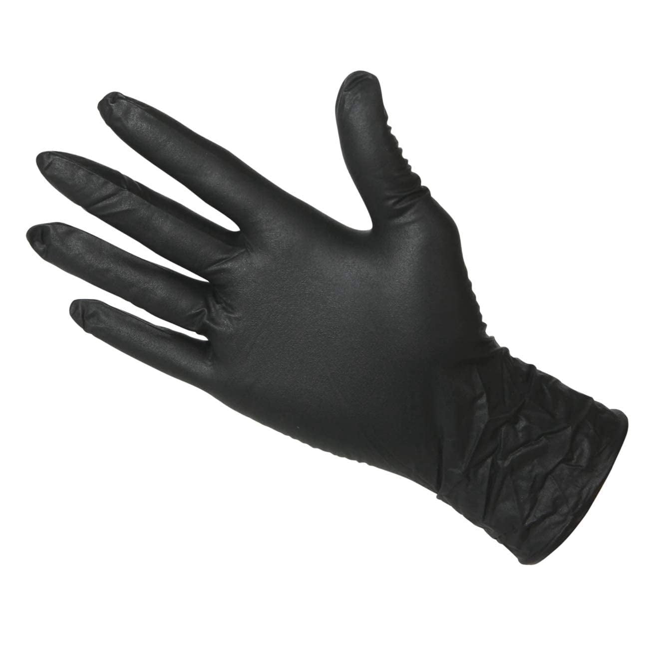 Black Mamba Black Powder Free Textured Nitrile Gloves (XX-Large) 100 per Box