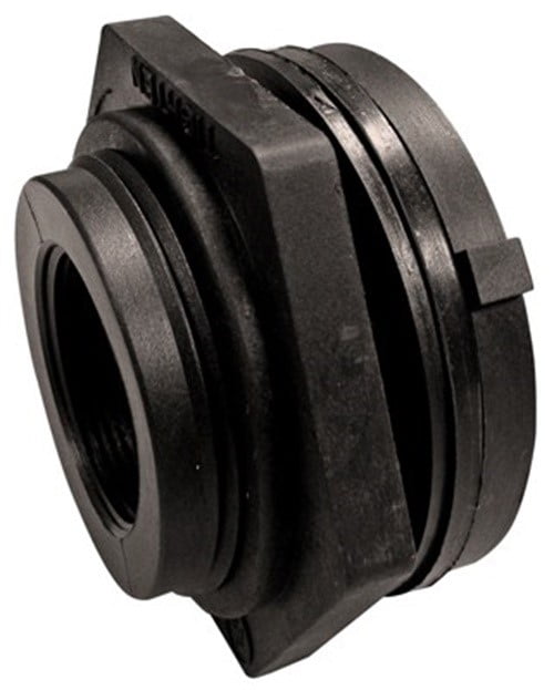 Genova Products 38815 Pipe Fitting, PVC Bulkhead Fitting, 11/2In.