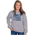 thumbnail image 5 of United States Navy Proud Father Men's Crewneck Sweatshirt Brisco Brands L, 5 of 6