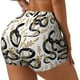 thumbnail image 1 of Fotbe Snake Shorts Sin Costuras – Shorts Deportivos de Cintura Alta para Mujer, Elásticos para Gimnasio, Yoga, Running o Ciclismo-Large, 1 of 8