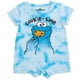 thumbnail image 3 of Romper Sesame Street Cookie Monster para bebés, azul/gris, 12 m, 3 of 6