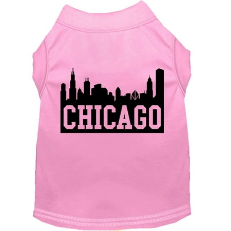 Pet Dog Cat Shirt Screen Printed, "Chicago Skyline"