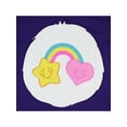 thumbnail image 5 of Care Bears Men's Best Friend Bear Belly Badge Adult Graphic Print Crewneck Short Sleeve Purple Costume T-Shirt, 5 of 5