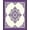 Purple, Pattern 3, variant on ODIKA 4'x6' Machine Washable Non-Slip Area Rug, Classic Vinework Medley with Elegant Interlocking Ornamental Motifs High Traffic Rug, Red, 657593