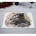 thumbnail image 2 of PKQWTM Two Snow Leopards Kitchen Dining Table Mats Placemats Size 12x18 Inches, Set of 2 Pieces, 2 of 2