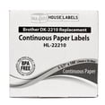 thumbnail image 6 of HOUSELABELS Compatible with DK-2210 Replacement Roll for Brother QL Label Printers; Continuous Length Labels; 1-1/7" x 100 feet (29mm*30.48m) - 48 Rolls, 6 of 7