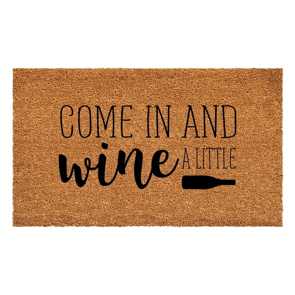 Calloway Mills Wine A Little Doormat, 36" x 72"