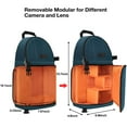thumbnail image 5 of MOSISO Camera Sling Backpack Bag for DSLR/SLR/Mirrorless Cameras (Canon Nikon Sony Pentax) Waterproof Camera Video Backpack for Photographer,Deep Teal, 5 of 6