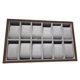 thumbnail image 4 of Caja de reloj con almohada suave, 12 ranuras, organizador de caja de reloj, organizador de caja de reloj para hombre, bandeja de exhibición de reloj, 4 of 7