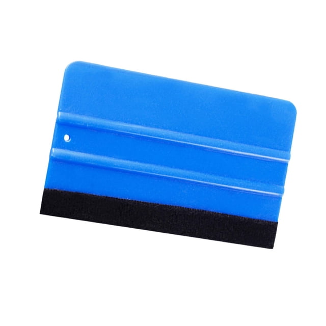 5 Pieces Auto Film Scrapers Wrap Squeegee Industry Tool Styling Tools Vinyl Wrap Blue 13x8cm