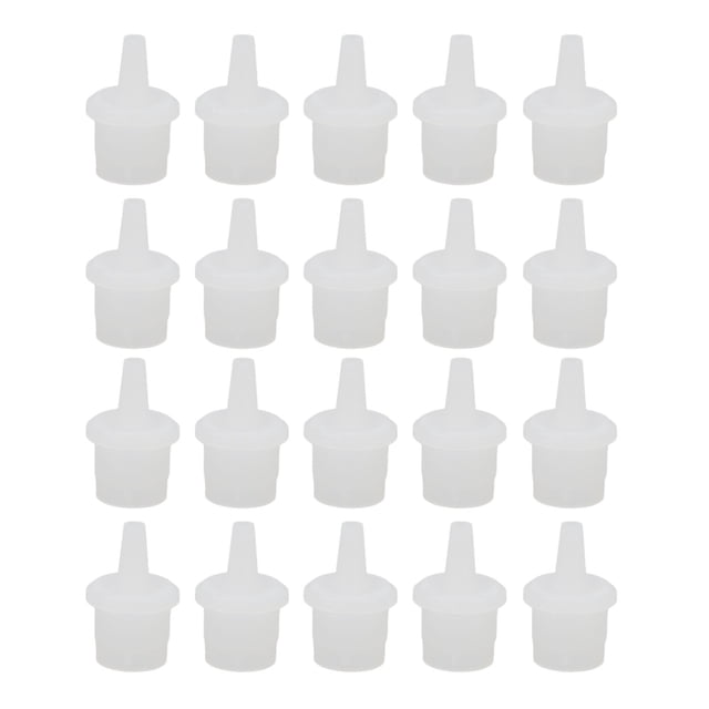 Bouchon de Colle à Cils, 20 Pcs Bouteille de Colle à Cils Buse de Remplacement de Colle à Cils Bouteille de Colle à Cils Fonctionnement Fluide