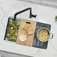 thumbnail image 2 of Stylish Undermount 32" Stainless Steel Double Bowl Workstation Kitchen Sink with 7 accs S-601W, 2 of 16