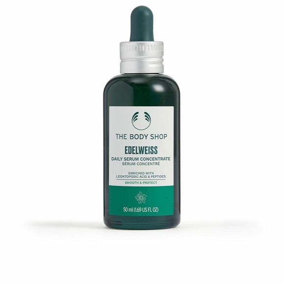 Suero Concentrado Diario Edelweiss The Body Shop 50ml Vegan que Hidrata y Refresca la Piel