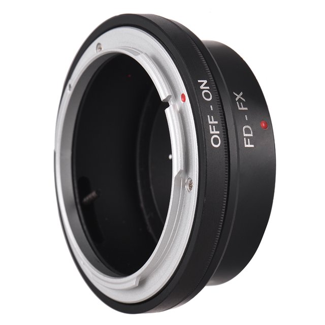 Graflsoa Adaptateur d'Objectif FD-FX pour Canon FD vers Fujifilm X Mount, Mise au Point Manuelle & Exposition, Mise au Point Infini, Construction en Alliage d'Aluminium & Laiton, Finition Noire, Compatible avec X-T1/2/10/20