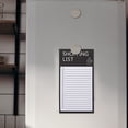thumbnail image 4 of 3 Books Shopping List Magnetic Notepad for Fridge Full Magnet Back Notepad Decorative Memo Pad, 4 of 6