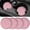 4 Pack-dusty Rose, variant on Car Coasters for Cup Holders [4 Pack] - 2.75In Silicone Auto Mug Mats - Universal Non-Slip Recessed Car Interior Accessories