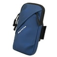 thumbnail image 4 of Bolso del brazalete del teléfono, pulsera del teléfono, bolso del tenedor del teléfono, bolso del brazo de los deportes, bolso de los brazaletes del g Azul, 4 of 8
